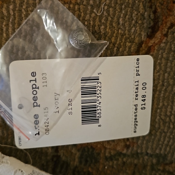 Ivory white free people dress - Picture 2 of 3